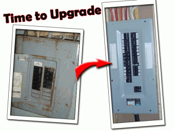 upgrade electrical service and panel