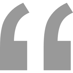 Quotation mark left side